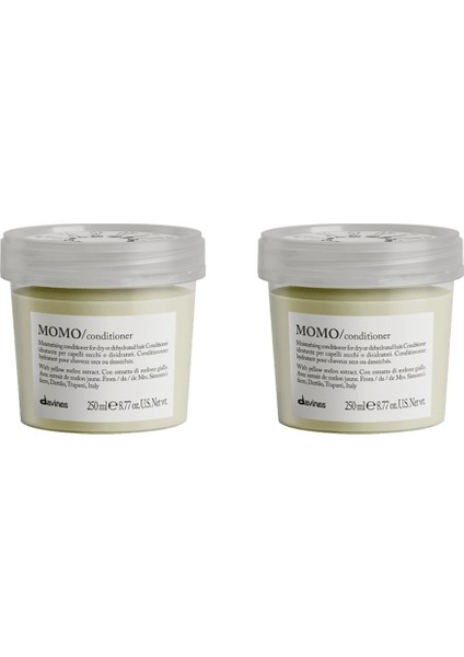 Ekonomik Ikili Davines Momo Nemlendirici ve Koruyucu Krem 250ML - %100 Orijinal %100 Doğal