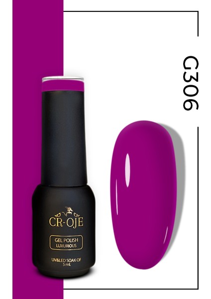 Kalıcı Oje G306 - Begonvil Mor (5 ML)