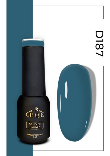 Kalıcı Oje D187 - Koyu Mavi (5 ML)