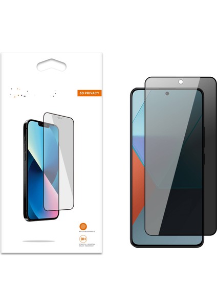 Xiaomi Redmi Note 13 Pro 4g 5d Privacy Cam Ekran Koruyucu