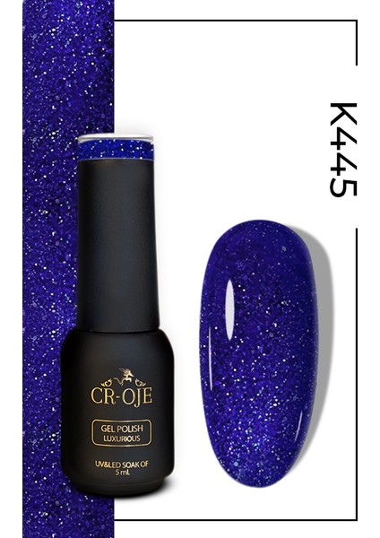 Kalıcı Oje K445 - Simli Lacivert (5 ML)