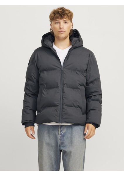 Jack&Jones Oversize Kapüşonlu Şişme Mont - Kışlık Erkek Mont