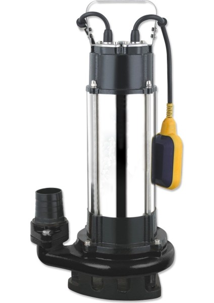 2 Hp 220V Atık Su Drenaj Dalgıç Pompa / 22 mt Dik Basma Yüksekliği