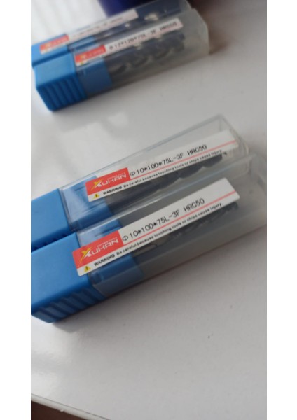 Frezeler Kesici Tungsten Çelik Karbür 4 Kanallı Uç 1 Adet 10X10DX75L-3F HRC50 Freze Kesici Alaşım Kaplama Cnc İşleme fırsatları