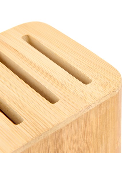 Bambu Çatal Bıçak Kaşık Standı - Kahverengi - 15x17 cm fırsatları