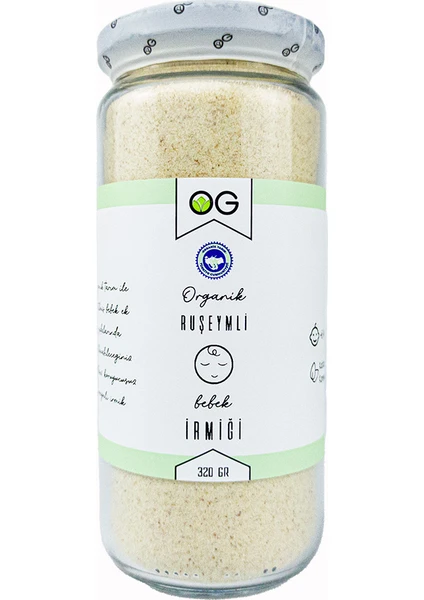 OG natural Organik Ruşeymli Bebek İrmiği 320 GR