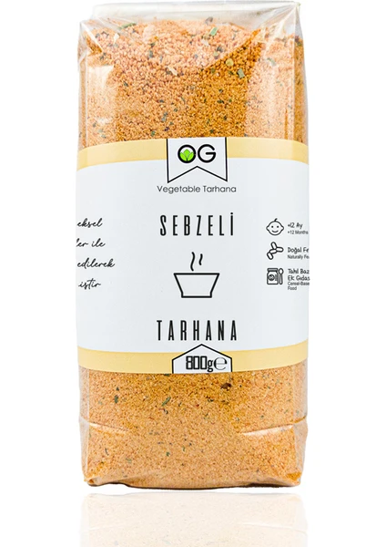 OG natural Sebzeli Tarhana 800 GR +12 Ay