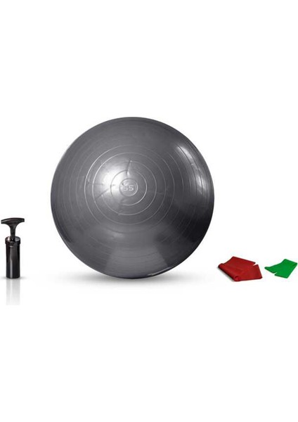 Actıve Pilates Set (55 cm Gymball + Pilates Bandı Unisex Pilates Seti