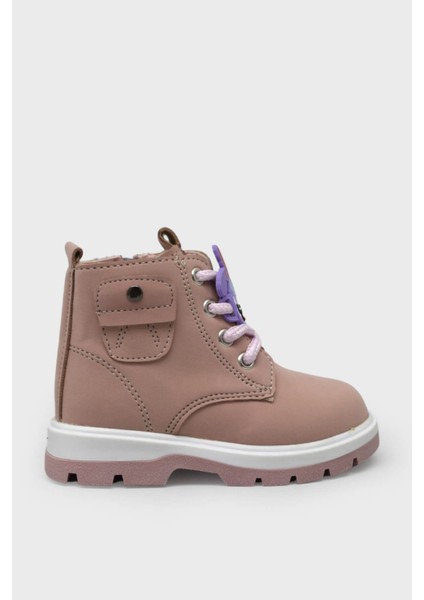 P-1792 Pudra Unısex Çocuk Cat Stıll Bot