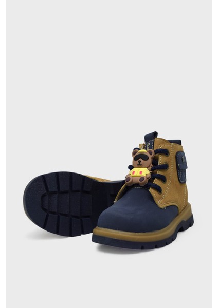 P-1792 Lacivert / Sarı Unısex Çocuk Cat Stıll Bot fırsatları