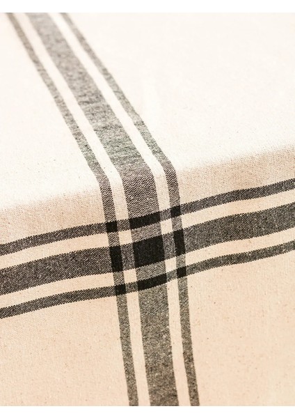 Püskül Detaylı Çizgili Masa Örtüsü 150X200 cm modelleri