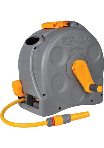 2415H Kompakt 2'Si 1 Arada Makara 25M Hortumlu, Gri/Sarı