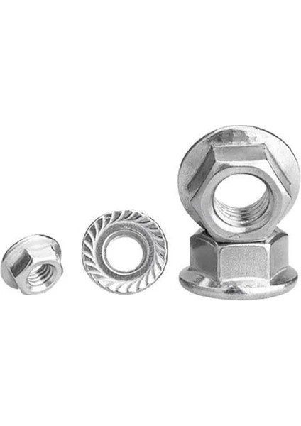 Dın 6923 6 cl M12 Galvanizli Flanşlı Sonun 60 Adet