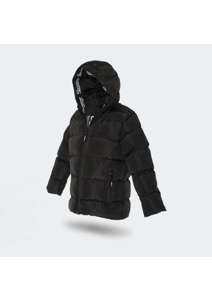 NEONS Unisex Çocuk Mont & Kaban Siyah fiyatları
