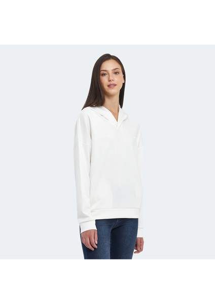 KENZIE I Kadın Sweatshirt Ekru modelleri