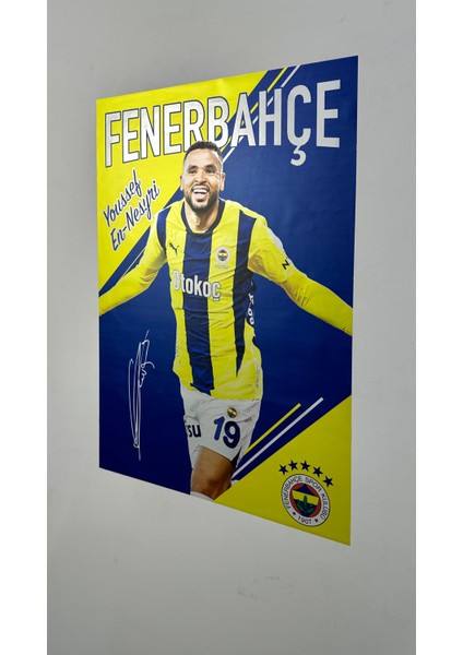 Statıkıum 2024 - 2025 Youssef En-Nesyri İmzalı Poster 56 x 80 cm