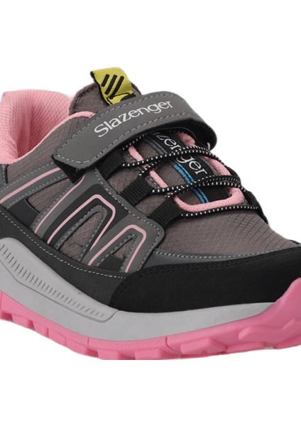 KROSS KTN Kız Çocuk Sneaker Koşu & Yürüyüş Ayakkabısı Koyu Gri / Pembe fırsatları