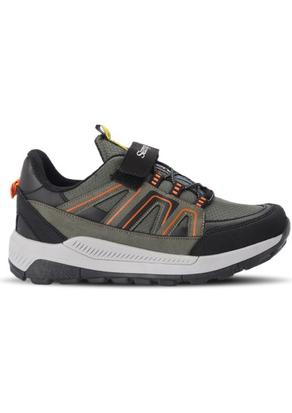 KROSS KTN Unisex Çocuk Sneaker Koşu & Yürüyüş Ayakkabısı Haki / Turuncu