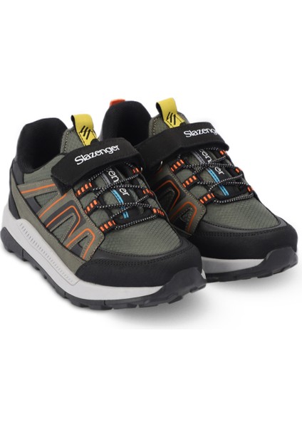 KROSS KTN Unisex Çocuk Sneaker Koşu & Yürüyüş Ayakkabısı Haki / Turuncu