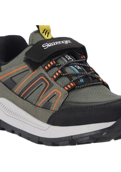 KROSS KTN Unisex Çocuk Sneaker Koşu & Yürüyüş Ayakkabısı Haki / Turuncu