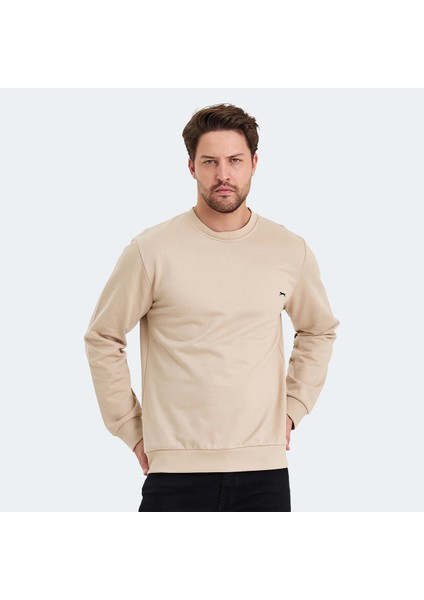 KORAL Erkek Sweatshirt Bej