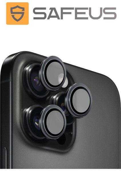 iPhone 16 Pro Max / 16 Pro Safir Temperli Kamera Lens Koruyucu