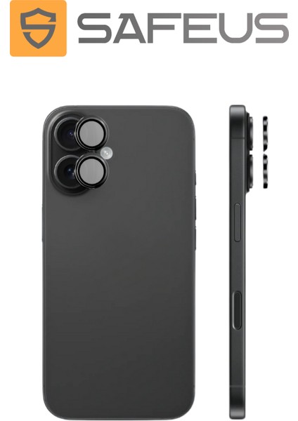 iPhone 16 Plus 9h Safir Temperli Kamera Lens Koruyucu