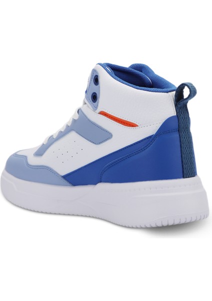 LALI IN Erkek Sneaker Koşu & Yürüyüş Ayakkabısı Beyaz / Saks Mavi