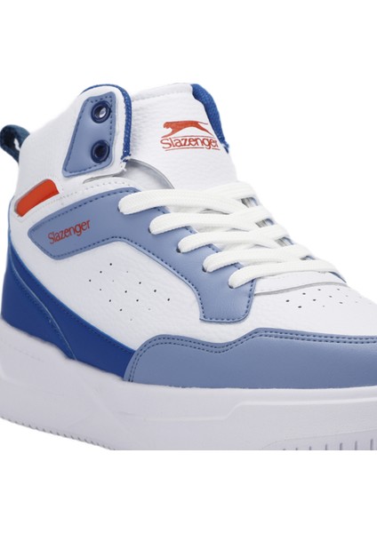 LALI IN Erkek Sneaker Koşu & Yürüyüş Ayakkabısı Beyaz / Saks Mavi