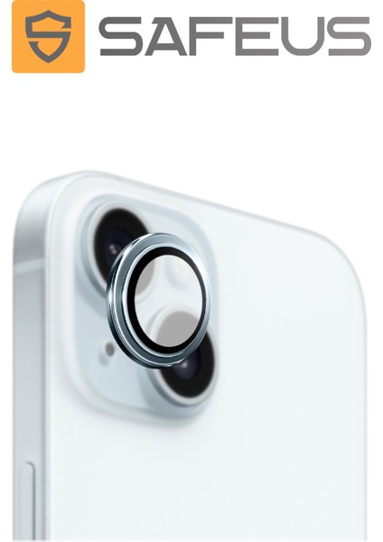 iPhone 15 Plus 9h Safir Temperli Kamera Lens Koruyucu