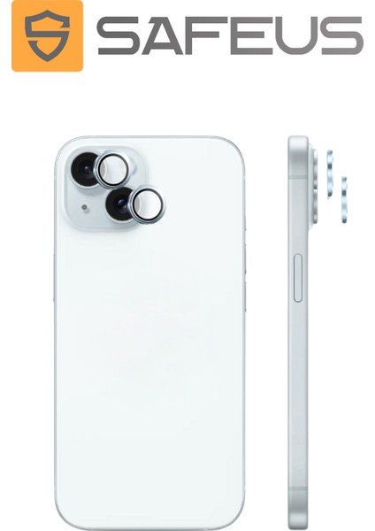 iPhone 15 Plus 9h Safir Temperli Kamera Lens Koruyucu