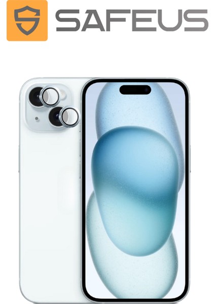 iPhone 15 Plus 9h Safir Temperli Kamera Lens Koruyucu