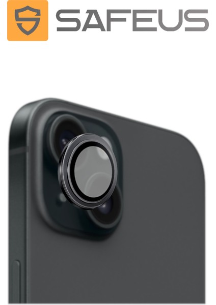 iPhone 15 Plus 9h Safir Temperli Kamera Lens Koruyucu