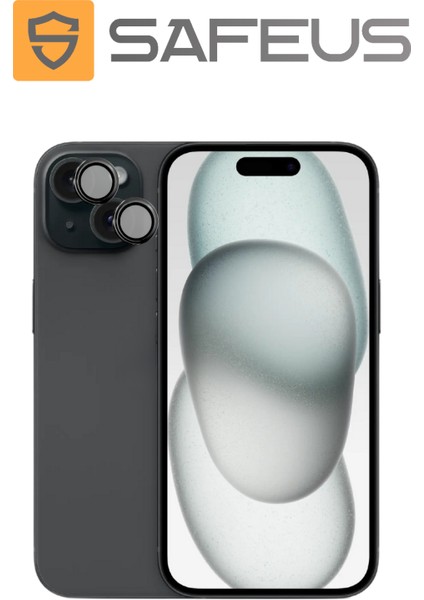 iPhone 15 Plus 9h Safir Temperli Kamera Lens Koruyucu