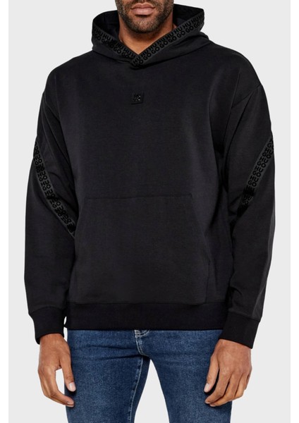 Pamuklu Regular Fit Kapüşonlu Logolu Sweat Erkek Sweat 50521429 001