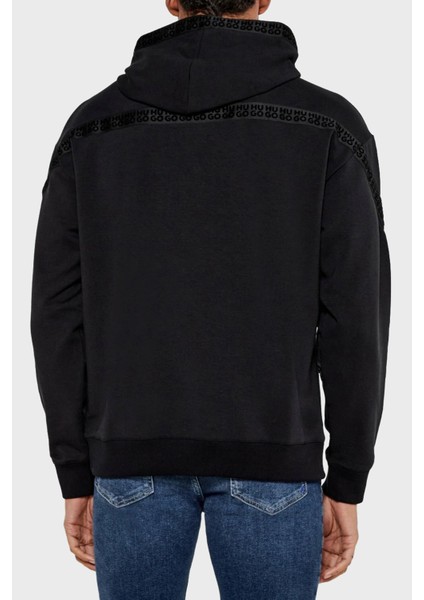 Pamuklu Regular Fit Kapüşonlu Logolu Sweat Erkek Sweat 50521429 001 fiyatları