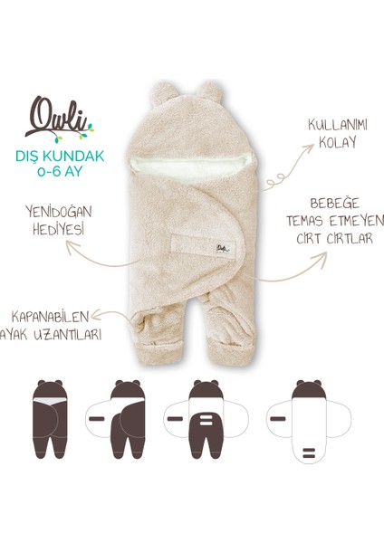 Dış Kundak 0-6 Ay Vanilla fırsatları