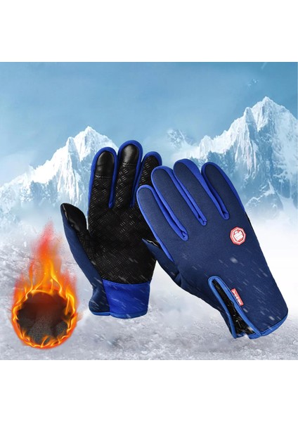 Açık Şu Sporları Motosiklet Mavi Için Kış Eldivenleri Kaymaz Eldiven (Yurt Dışından) indirimleri