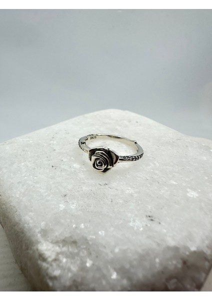 Ithal Gül Model Gümüş Yüzük