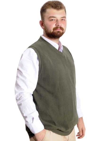 Mode Xl Büyük Beden Erkek Süeter Vanize Selanik 20547 Haki modelleri