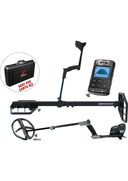 Xtrem HUNTER-28CM Fmf Başlık Deus 2 Ana Kontrol Ünitesi Ile MetalDedektör