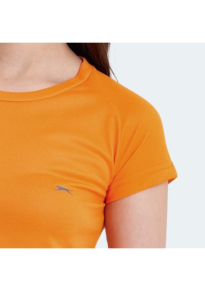 RELAX IN Kadın Slim Fit Tişört Turuncu fırsatları