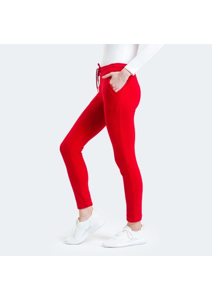 POLL I Kadın Slim Fit Tişört Kırmızı