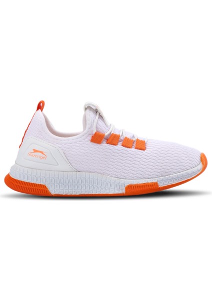 ABENA I Kız Çocuk Sneaker Koşu & Yürüyüş Ayakkabısı Beyaz / Turuncu