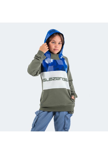 DRAGICA IN Unisex Çocuk Sweatshirt Haki