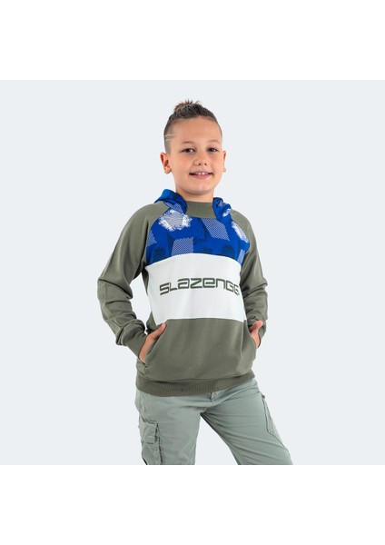 DRAGICA IN Unisex Çocuk Sweatshirt Haki modelleri