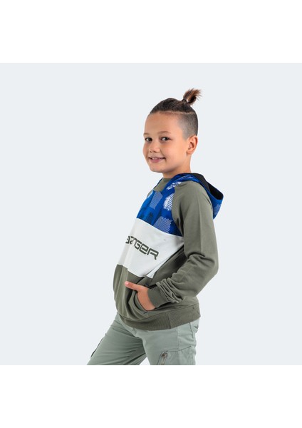 DRAGICA IN Unisex Çocuk Sweatshirt Haki fırsatları