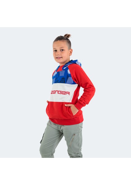 DRAGICA IN Unisex Çocuk Sweatshirt Kırmızı fiyatları