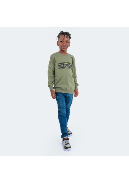 DUNA IN Unisex Çocuk Sweatshirt Haki fırsatları