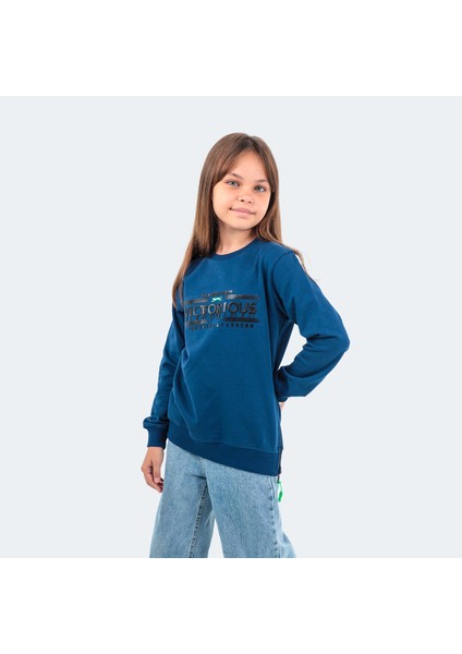 DUNA IN Unisex Çocuk Sweatshirt Lacivert modelleri